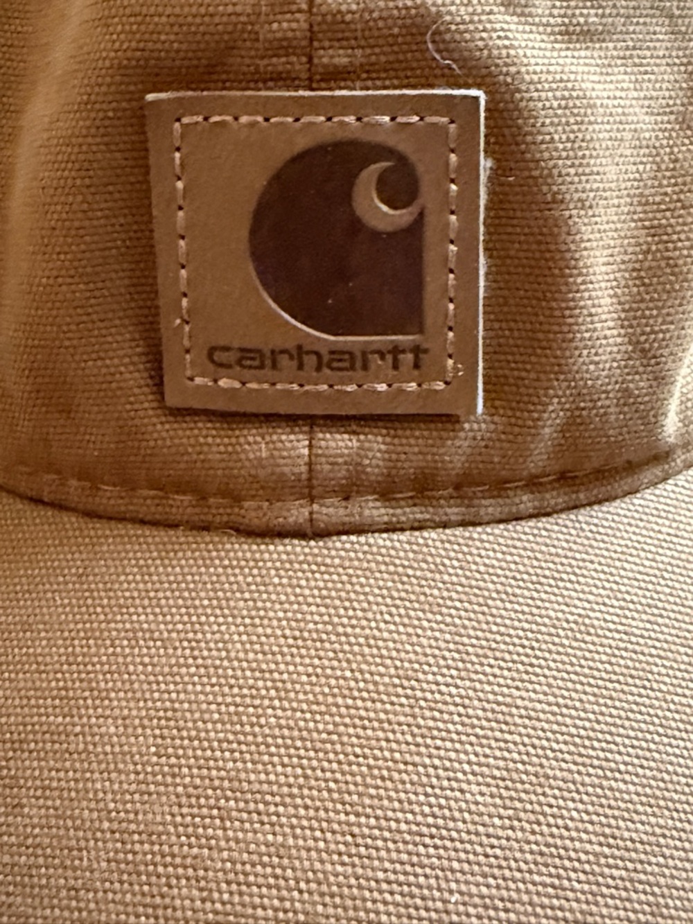 Carhartt Tan Canvas Patch Cap - Picture 2 of 7